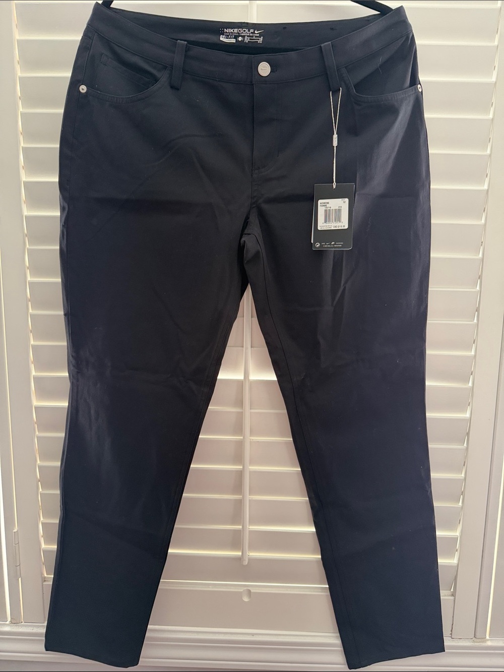 NikeGolf Women’s Black Slim Straight Pants